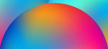 Multicolored abstract background design. Fluid gradient circle shapes composition. Futuristic design landing page, cover, banner, ads, social media, presentation concept. vector