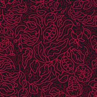 Cocoa abstract art deco pattern. Dark chocolate vector