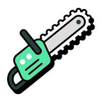 A woodcutting tool icon, vector design of hacksaw