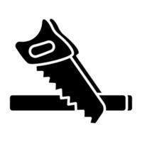 A woodcutting tool icon, vector design of saw