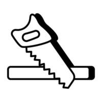 A woodcutting tool icon, vector design of saw