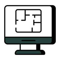 Vector design of online home design