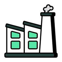 Perfect design icon of factory building vector