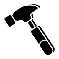 Modern design icon of cobbler hammer vector