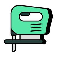 un icono diseño de eléctrico rompecabezas vector