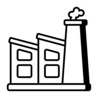 Perfect design icon of factory building vector