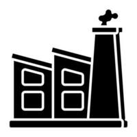 Perfect design icon of factory building vector