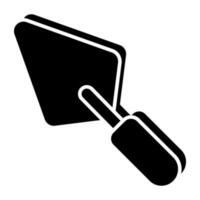 Vector design of trowel, solid icon