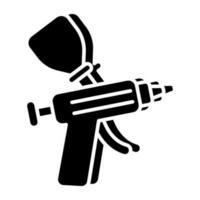 prima descargar icono de aire pistola vector