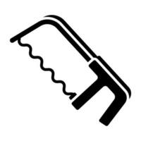 A woodcutting tool icon, vector design of saw