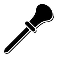 A creative design icon of ice pick vector