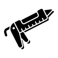 An icon design of glue gun vector