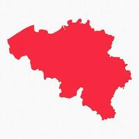 resumen Bélgica sencillo mapa antecedentes vector