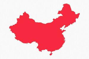 Abstract China Simple Map Background vector