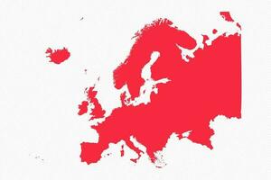 Abstract Europe Simple Map Background vector