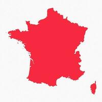 Abstract France Simple Map Background vector