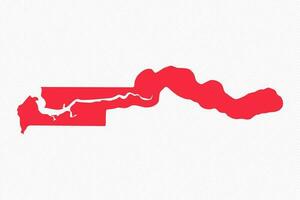 resumen Gambia sencillo mapa antecedentes vector