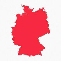 Abstract Germany Simple Map Background vector