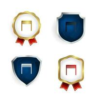 Abstract Garage Badge and Label Collection vector