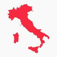 Abstract Italy Simple Map Background vector