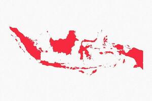 Abstract Indonesia Simple Map Background vector