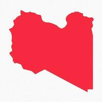 resumen Libia sencillo mapa antecedentes vector