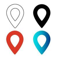 Abstract Location Silhouette Illustration vector