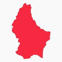 Abstract Luxembourg Simple Map Background vector