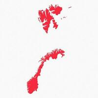 resumen Noruega sencillo mapa antecedentes vector