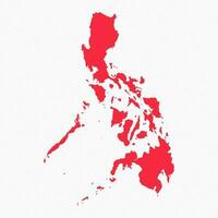 Abstract Philippines Simple Map Background vector