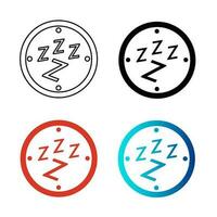 Abstract Sleep Silhouette Illustration vector