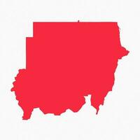 Abstract Sudan Simple Map Background vector