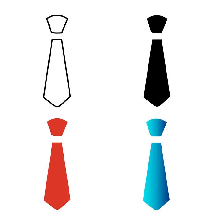 Tie Silhouette Vector Art, Icons, and Graphics for Free Download