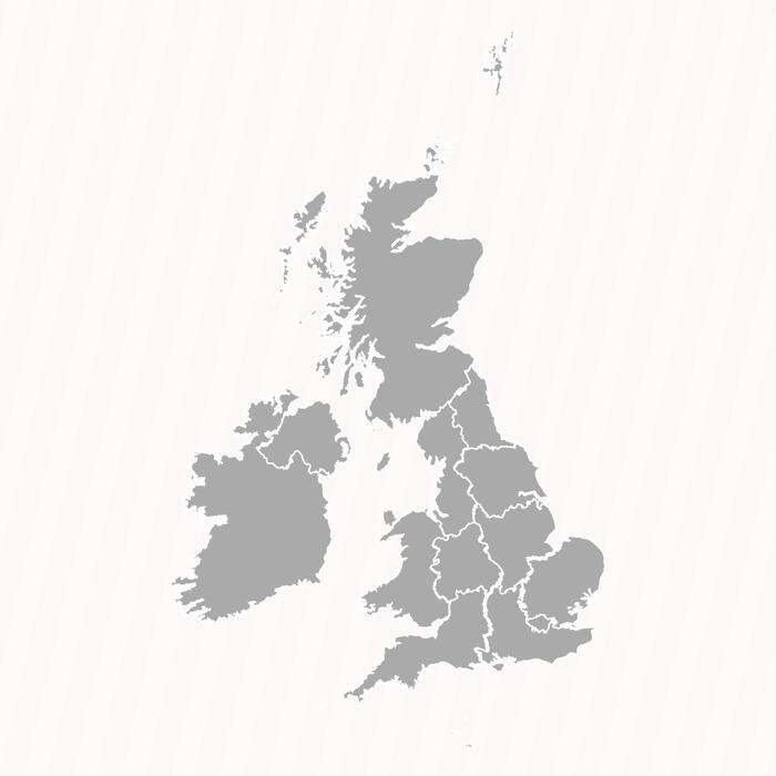 Uk Map Outline Vector Art Icons And Graphics For Free Download Detailed Map Of United Kingdom With States And Cities Free Vector 