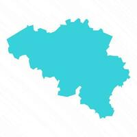 vector sencillo mapa de Bélgica país