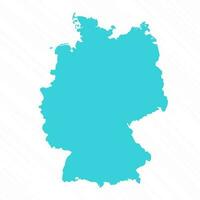Vector Simple Map of Germany Country