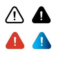 Abstract Caution Silhouette Illustration vector