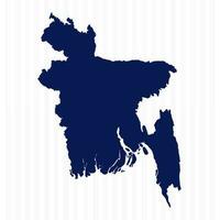 Flat Simple Bangladesh Vector Map