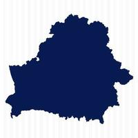 Flat Simple Belarus Vector Map