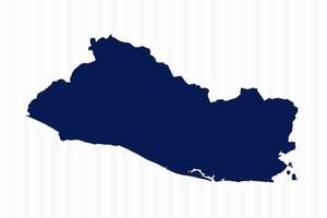 Flat Simple El Salvador Vector Map