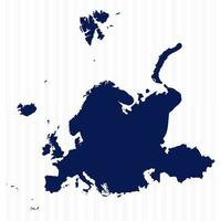 plano sencillo Europa vector mapa
