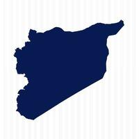 Flat Simple Syria Vector Map