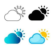 Abstract Weather Silhouette Illustration vector