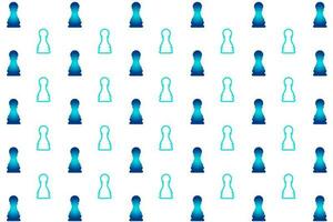 Abstract  Chess Pawn Pattern Background vector