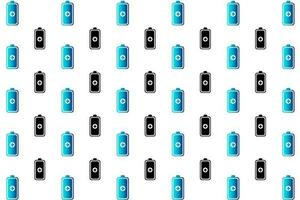 Abstract Add Battery Pattern Background vector