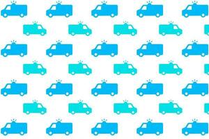 Abstract Ambulance Pattern Background vector