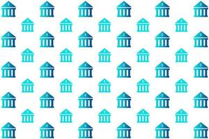 Abstract Bank Pattern Background vector