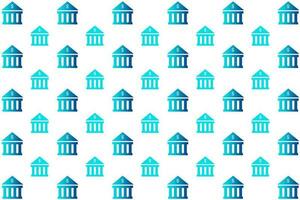 Abstract Bank Pattern Background vector