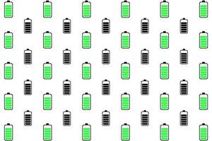 Abstract Battery High Charge Pattern Background vector