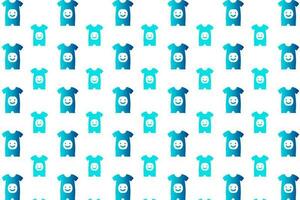Abstract Baby Romper Pattern Background vector